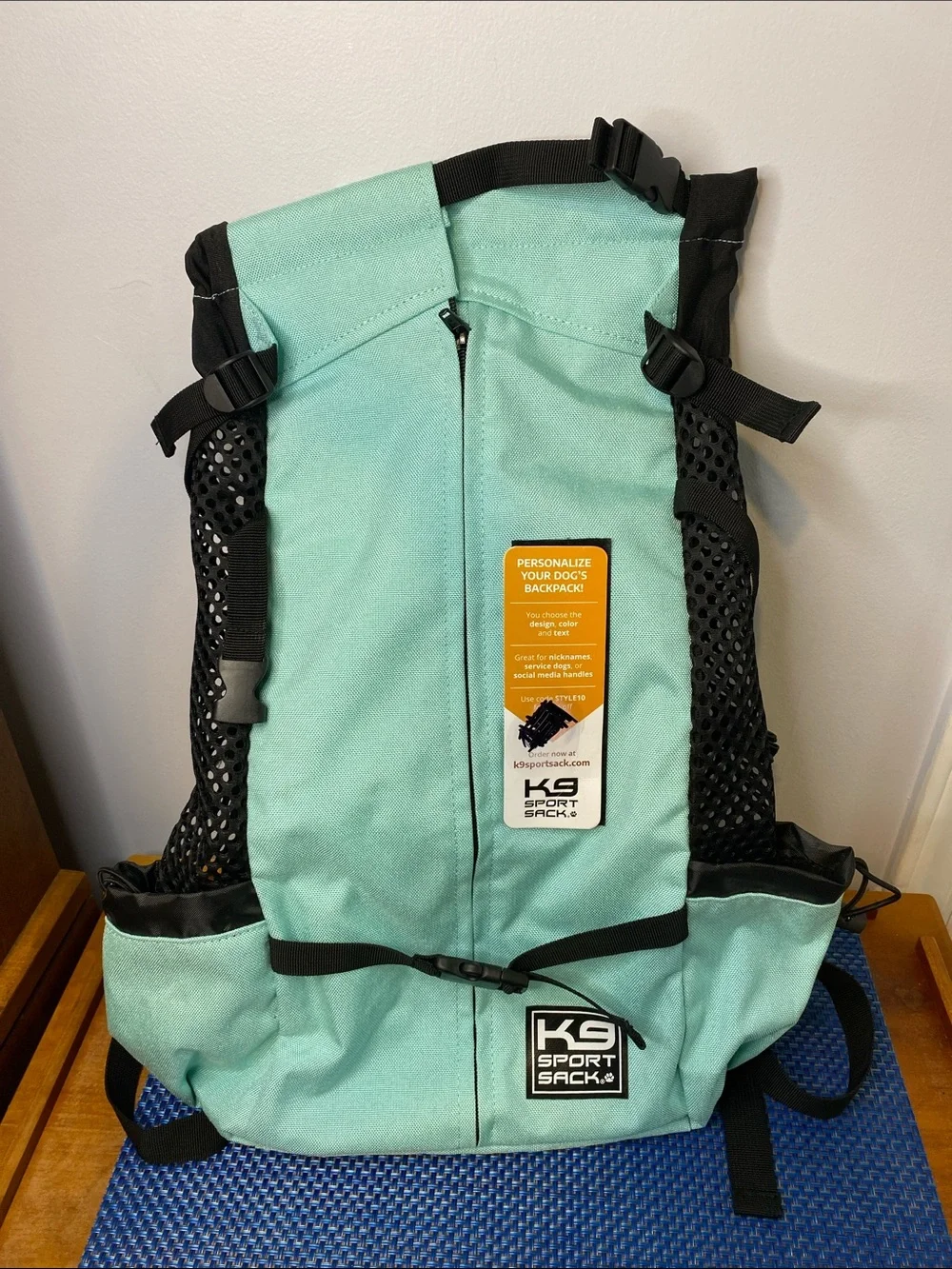 K9 Sport Sack Air 2 Backpack Dog Carrier in the color Summer Mint